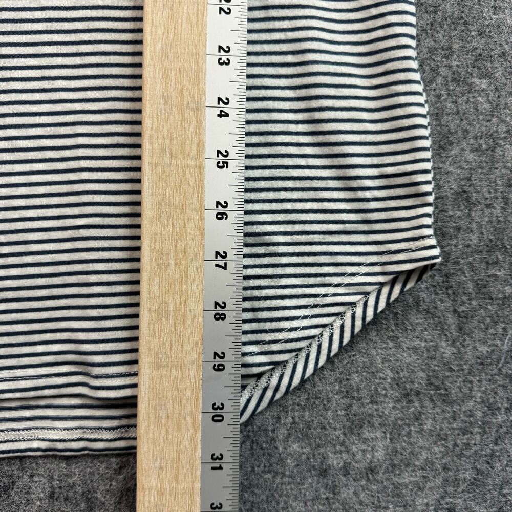 Five Four Seabrook Mens Polo Striped White Blue Size Large - Picture 6 of 9